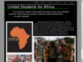 unitedstudentsforafrica.com