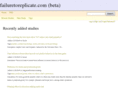failuretoreplicate.com