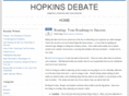 hopkinsdebate.com