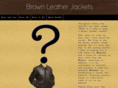 brownleatherjackets.org