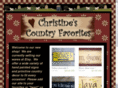 christinescountryfavorites.com