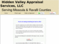 hiddenvalleyappraisal.com