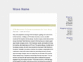 wossname.com