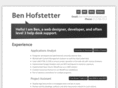 benhofstetter.com