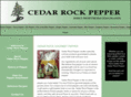 cedarrockpepper.com