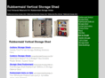 rubbermaidverticalstorageshed.org
