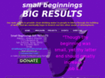 smallbeginningsbigresults.com
