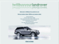 iwillbuyyourlandrover.com