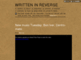 writteninreverse.com