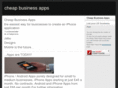 cheapbusinessapps.com
