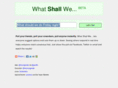 whatshallwe.com