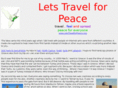 letstravelforpeace.net