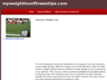 myweightlossfitnesstips.com