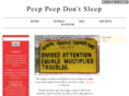 peeppeepdontsleep.com