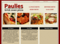 pauliespizza.net