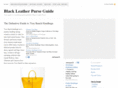 blackleatherpurseguide.com