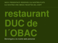 restaurantducdelobac.com