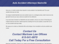 autoaccidentattorneysnashville.com