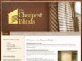 thecheapestblinds.com