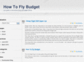 howtoflybudget.com