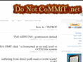 donotcommit.net