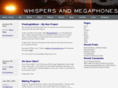 whispersandmegaphones.com