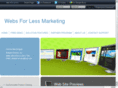webs4lessmarketing.com