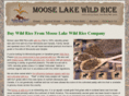 mooselakewildrice.com