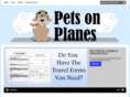 petsonplanes.com