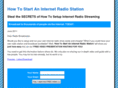 how-to-start-an-internet-radio-station.info