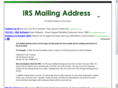 irsmailingaddress.info