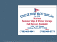 collegepointyachtclub.com