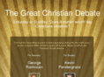 thegreatchristiandebate.com