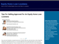 equityhomeloanlouisiana.net