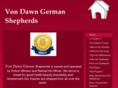 vondawngermanshepherds.com