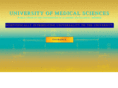 universityofmedicalsciences.com