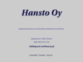 hansto.fi