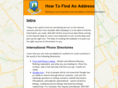 howtofindanaddress.com