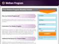 welfareprogram.net