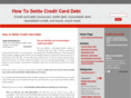 howtosettlecreditcarddebt.net