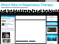 whoswhoinrespiratorytherapy.com