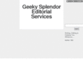 geekysplendor.com