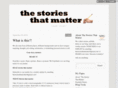 thestoriesthatmatter.com