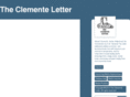 theclementeletter.com