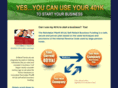 howcaniusemy401ktostartabusiness.com