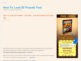 howtolose5poundsfast.com