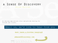 asenseofdiscovery.com