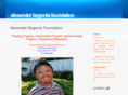 alexbegoniafoundation.org