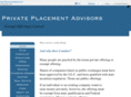privateplacementadvisors.com