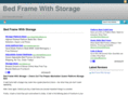 bedframewithstorage.com